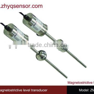 Megnetrostrictive level sensor with multifunction output mode