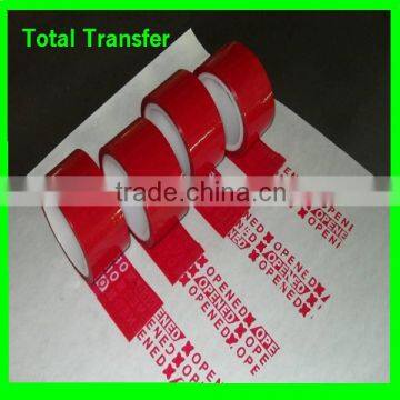 Custom blue security tape materials of PET ,Tamper Evident security tape