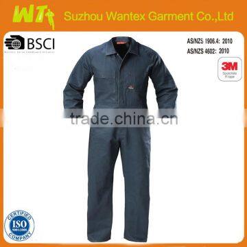 cheap navy breathable safety reflective stripe coverall