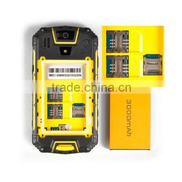 4.5 Inches Quad Core Mobile Phone M8 Waterproof Walkie Talkie IP68 With Dual Card Interphone photo-4