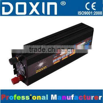 power inverter Doxin dc ac 2500w modified sine wave inverter with battery charger