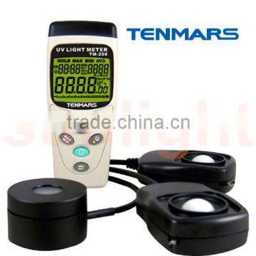 TM-208 Solar Power Meter, Solar Radiation/UVA /Light 3 in 1