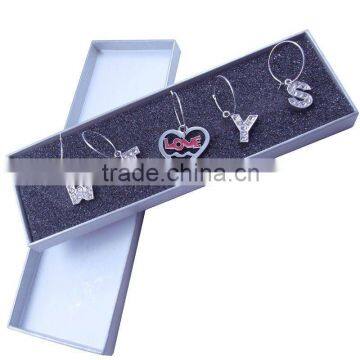 fashion metal wine charm set