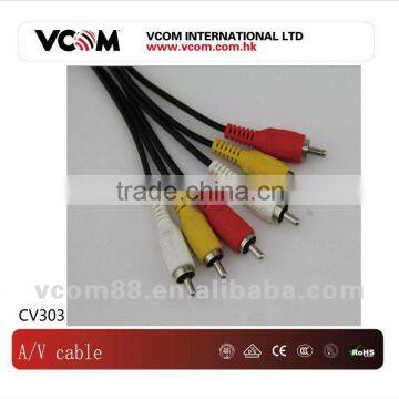 3 RCA Male to 3 RCA Male AV cable