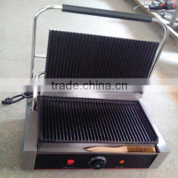 Stainless steel Commercial Electric Sandwich Panini Grill 2KW Factory for Sale