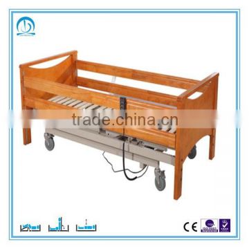 Electric Hospital Wooden Care Bed