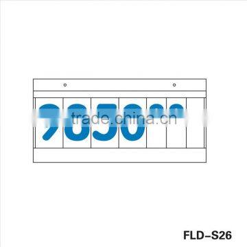 Single-column triangular display price sign,hang price tag board