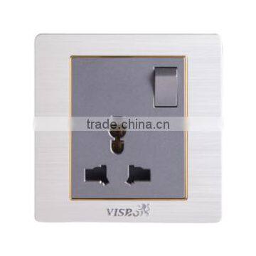 VISBO socket 13A Multi functional socket outlet. electrical wall switch socket