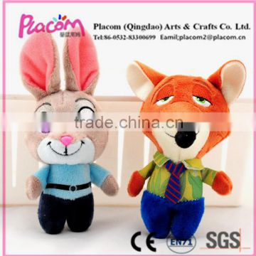 Best sale Cute Fashion High quality Customize Promotional gifts and toys Wholesale plush toys Keychains Rabbit