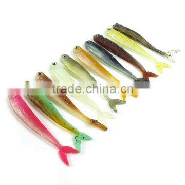 Soft Bait 10 Colors Fishing Tackle 8.9CM/3.1G Fishing Lures Soft Lures photo-4