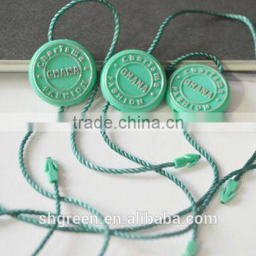 High Quality Auto-locked Plastic String Tag for Jewelry