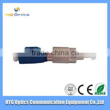 nickel metal optical fiber adapter for network solution