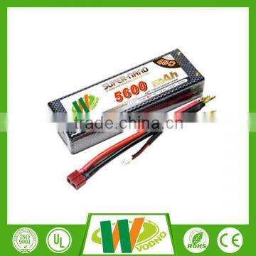 High quality!!!11.1V 5600mah 45C rc lipo battery for quadcopter