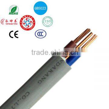 1.5sq mm pvc flat twin cable with earth electric wire