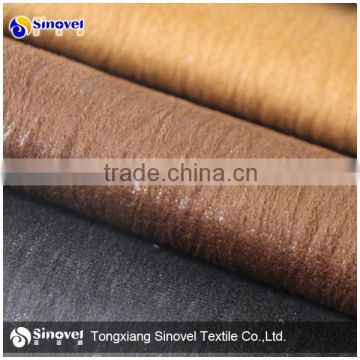 Embossed Weft Suede Fabric/Suede Polyester Fabric