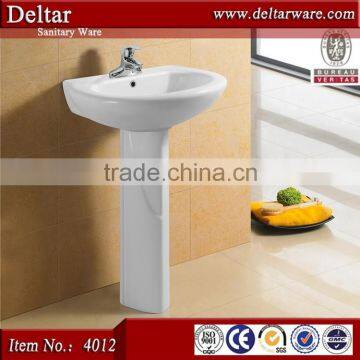 Deltar sanitary ware wash basin mirror cabinet, oval basin sink