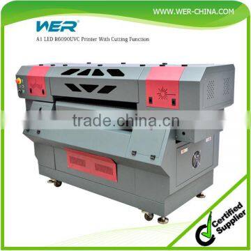 High speed a1 size WER-China emboss effect uv printer used