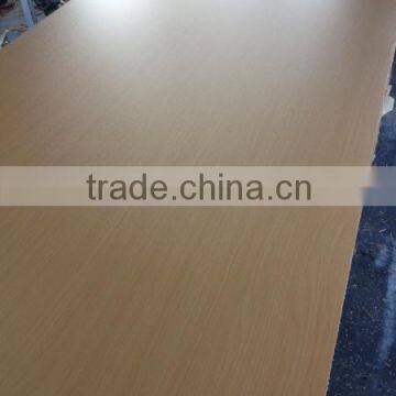 Two sided wood grain melamine mdf board from Linyi