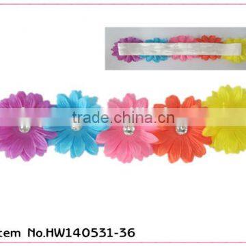 child soft stretch flower headbands accessories