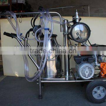 oil and electrical rotary vane vacuum pump milking machine