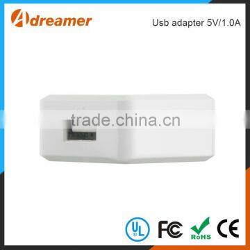 Wholesale Power Adapter 5V 1A Micro USB Charger Adapter for Travelling