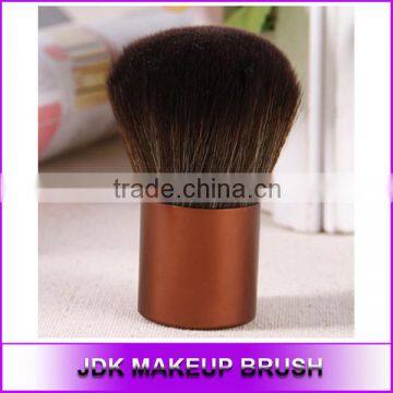 Kabuki Style Professioanl Make up Brush With Makeup Bag, Brown Kabuki Brush Goat Hair photo-2