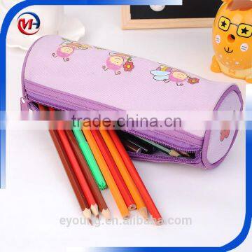 300D Round Pencil Case,rube Shape Pencil Bag,cylinder Pencil Case