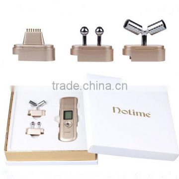 Portable facial electrotherapy home use device