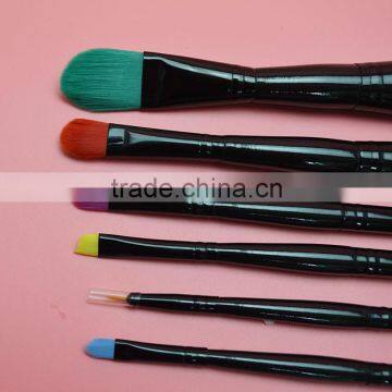 High Quanlity Best Selling Promotional Foundation Cosmetic Eyeliner Blush Contour Lip Cosmetics Brush Set