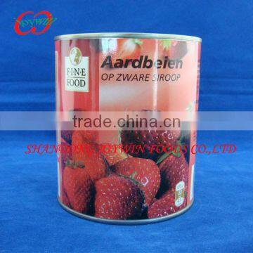 850ml canned strawberry in light syrup, fresh strawberries material