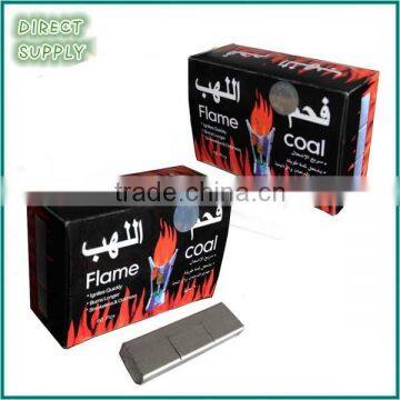 60pcs bar-shape iran silver shisha charcoal