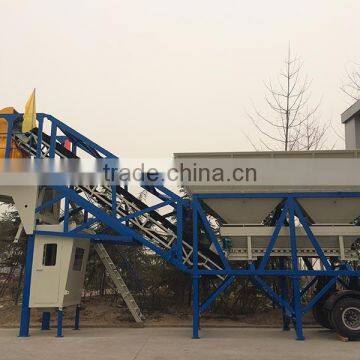 Mobile ready mix Concrete batching plant