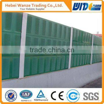 Stainless steel material railway noise barrier/sound barrier wall