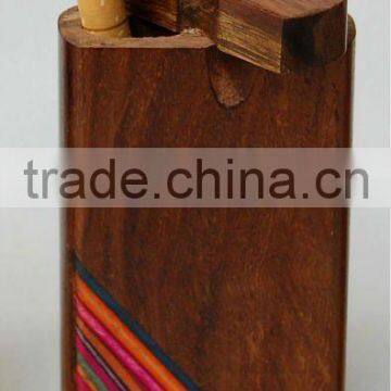 Designer Wood Dugout Smoking Pipes