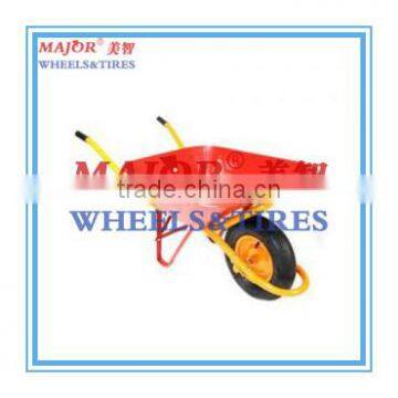 One-wheel medium load steel wheelbarrow WB6408