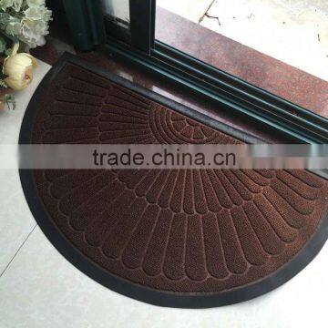 Ridged Outside Half Circle Doormats