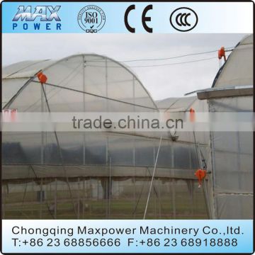 poly film greenhouse roll up equipment