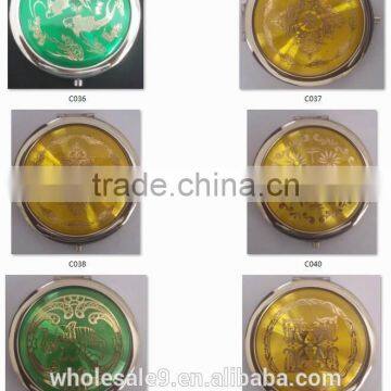Metal Folding Pocket Mirror Portable Cosmetic Mirror photo-3