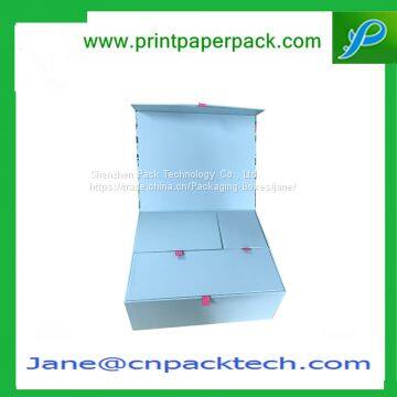 Custom Fancy Packaging Foldable Rigid Coated Paper Gift Box