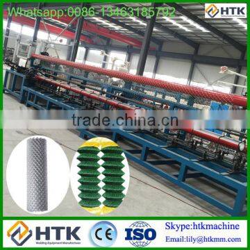 Automatic Chain Link Fence Machine for Making Diamond Wire Mesh Fence (2m width)