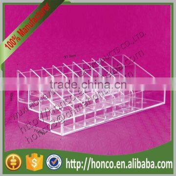 New Arrival Clear Colour 4 Tiers 35 Bins Lipstick Cosmetics Use Acrylic Display Rack photo-4