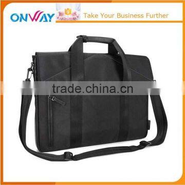 Black color slim case laptop bag 15.6 inch