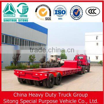 Chinese Manufacturer 40FT Lowbed Semi Trailer for Sale(Giving Tires!) photo-2