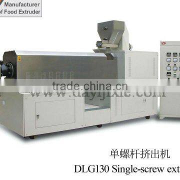 Single screw extruder for crisp potato sticks