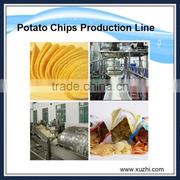 Fully automatic fresh potato chips processing line,small scale vegetable snacks