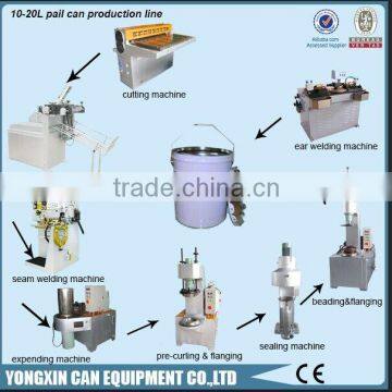 Paint Metal Tin Barrel Bucket Pail Can Making Equipment Machine