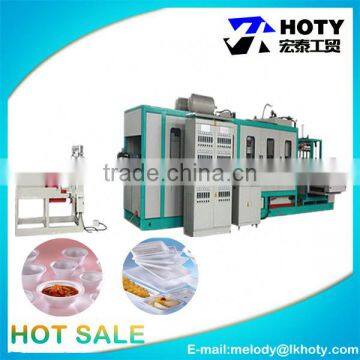 PS Disposable foam fast food container making line/PS foam food box vacuum thermoforming machinery