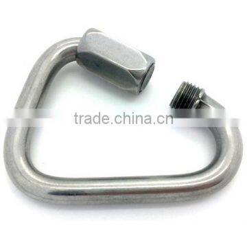 Rigging Hardware Stainless Steel Triangle Nickel Plated Delta Shaped Quick Link For Wire Rope photo-4