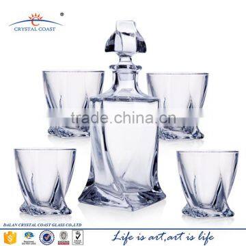 High Quality Whiskey Decanter Set/Bohemia Crystal /whisky sets