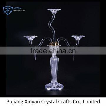 Top Fashion Good Quality Crystal Standing Candelarba 2017 photo-2
